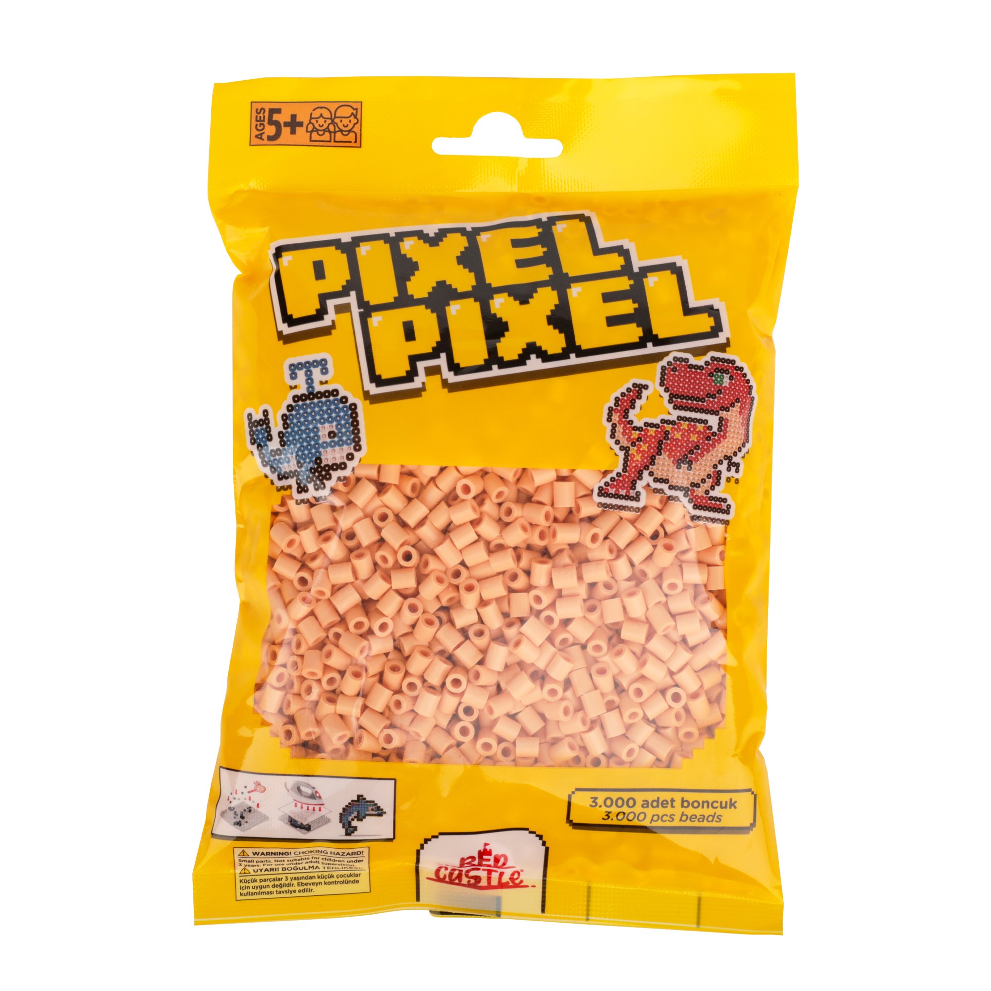 3000 Adet Midi Boncuk Açık Bej- Pixel Pixel PPB-3000-05