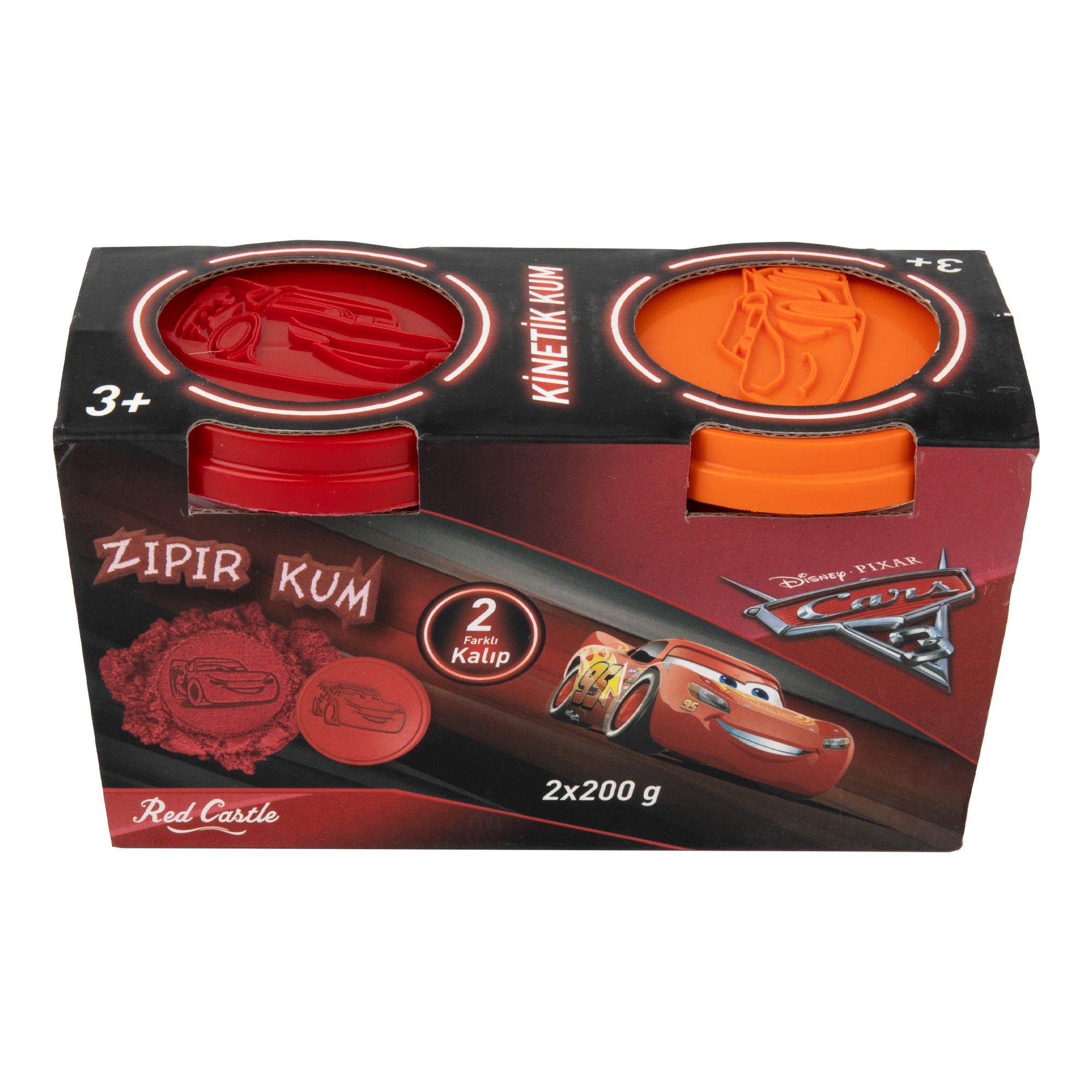 Disney Cars 3 Zippy Sand 2X200 g-Red Castle ZKT-02