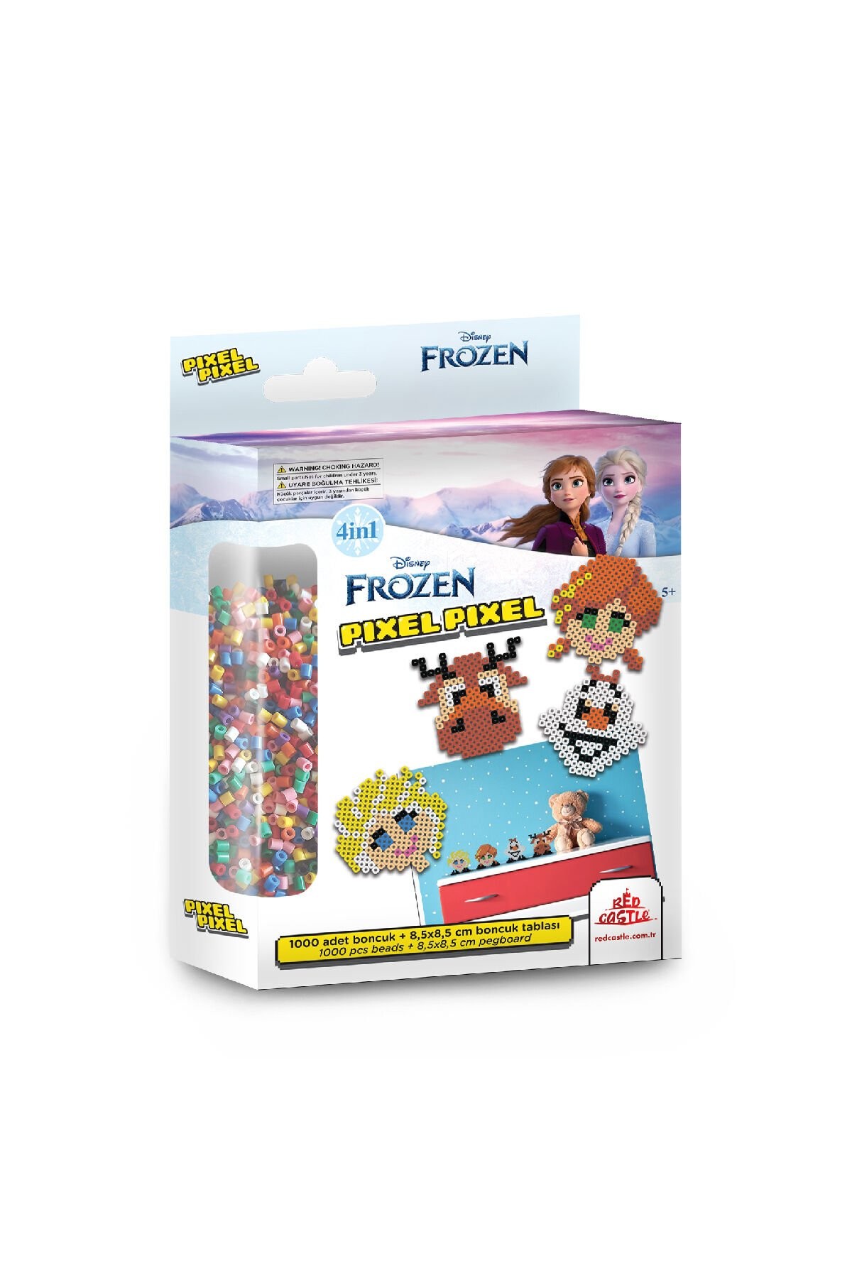 Pixel Pixel Boncuk Aktivite ve Oyuncak Seti-Disney Frozen 1000 Boncuk BB16-01