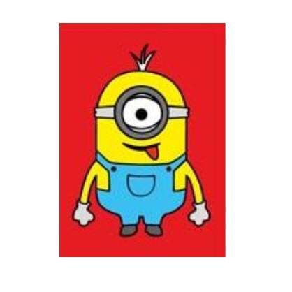 Sevimli Minion Kum Boyama Kartı M. 25Adet(23,5X33cm)-Red Castle KM394