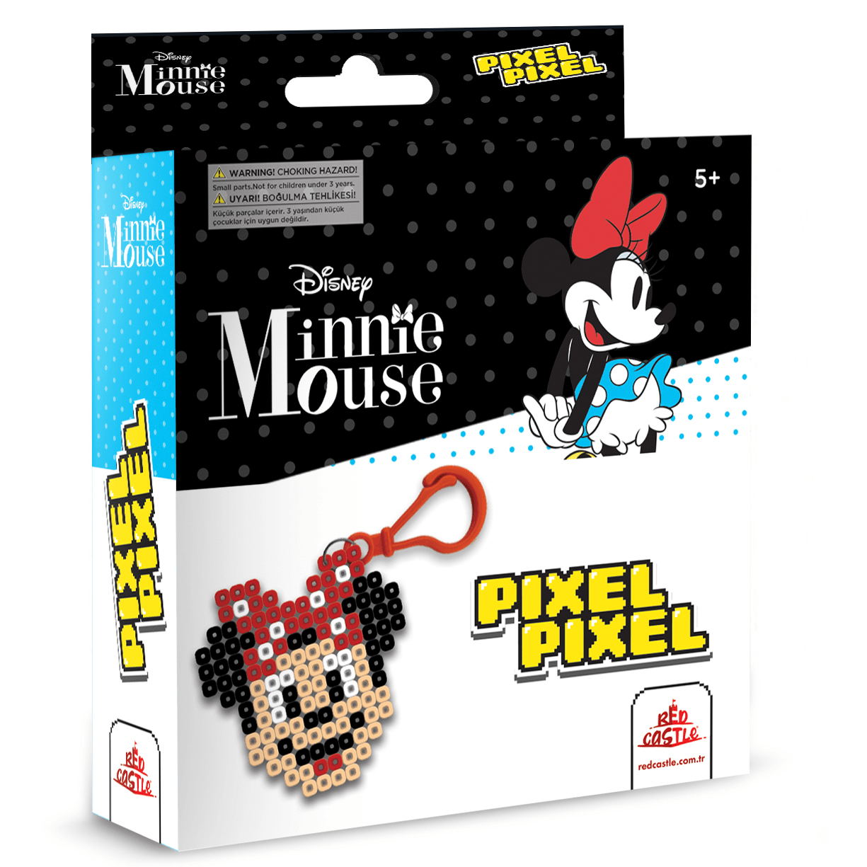 Disney Minnie Boncuk ile Anahtarlık Yapma Seti-Pixel Pixel BB14-05