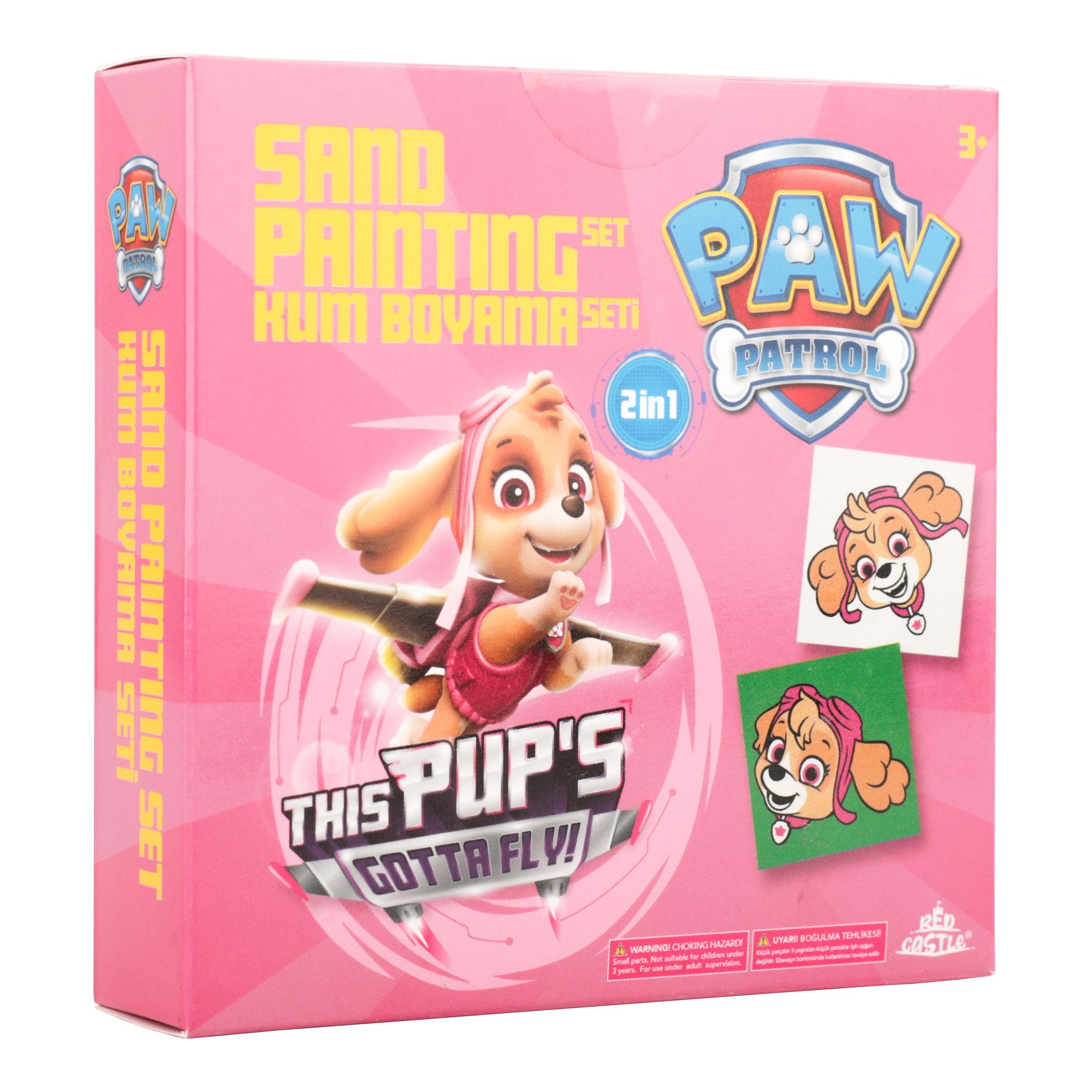 Eğitici ve Eğlenceli Kum Boyama Seti-Paw Patrol Spin Master This Pup's Gotta Fly! MBKS-04