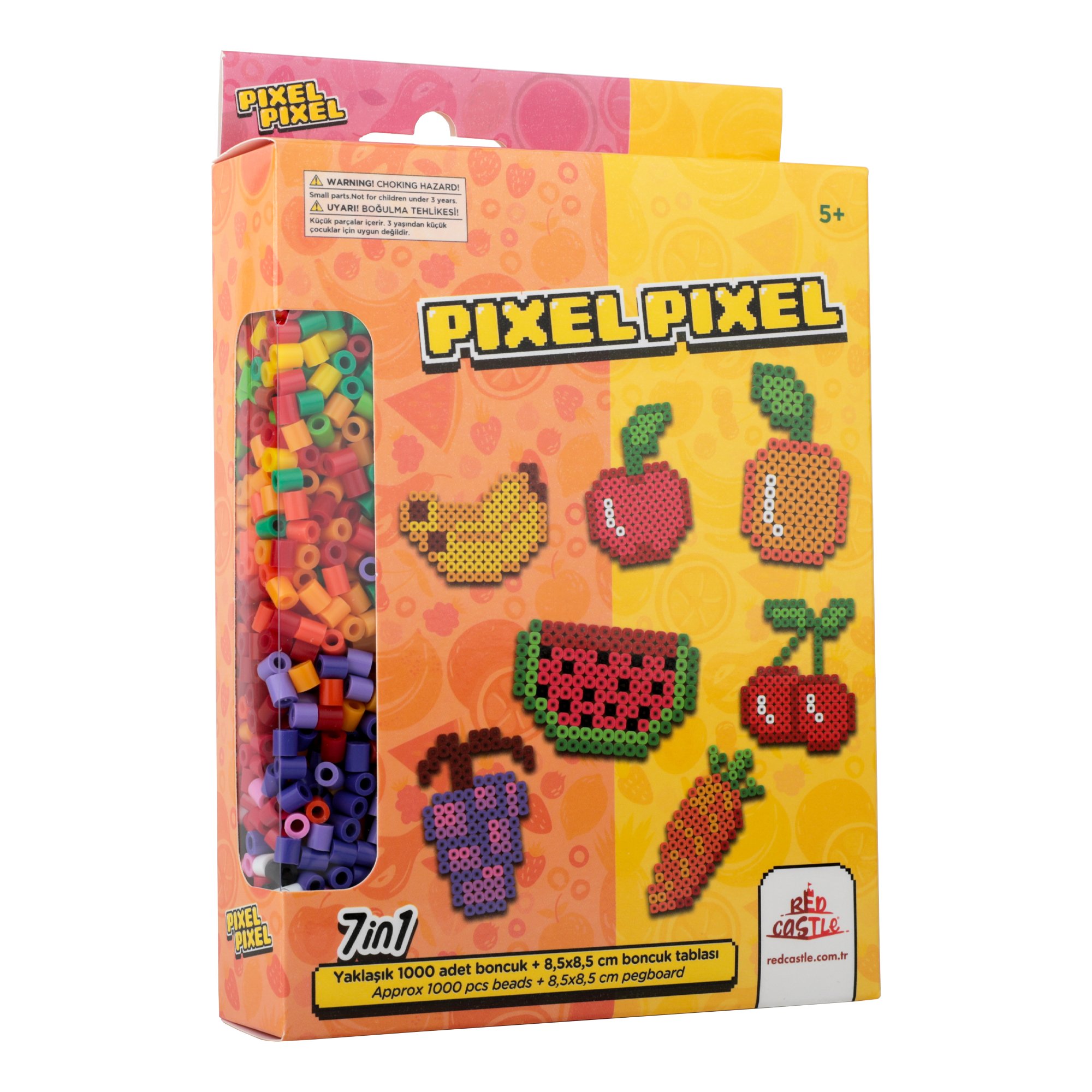 Pixel Pixel Bead Activity Set-Fruit 7in1 BBU16-06