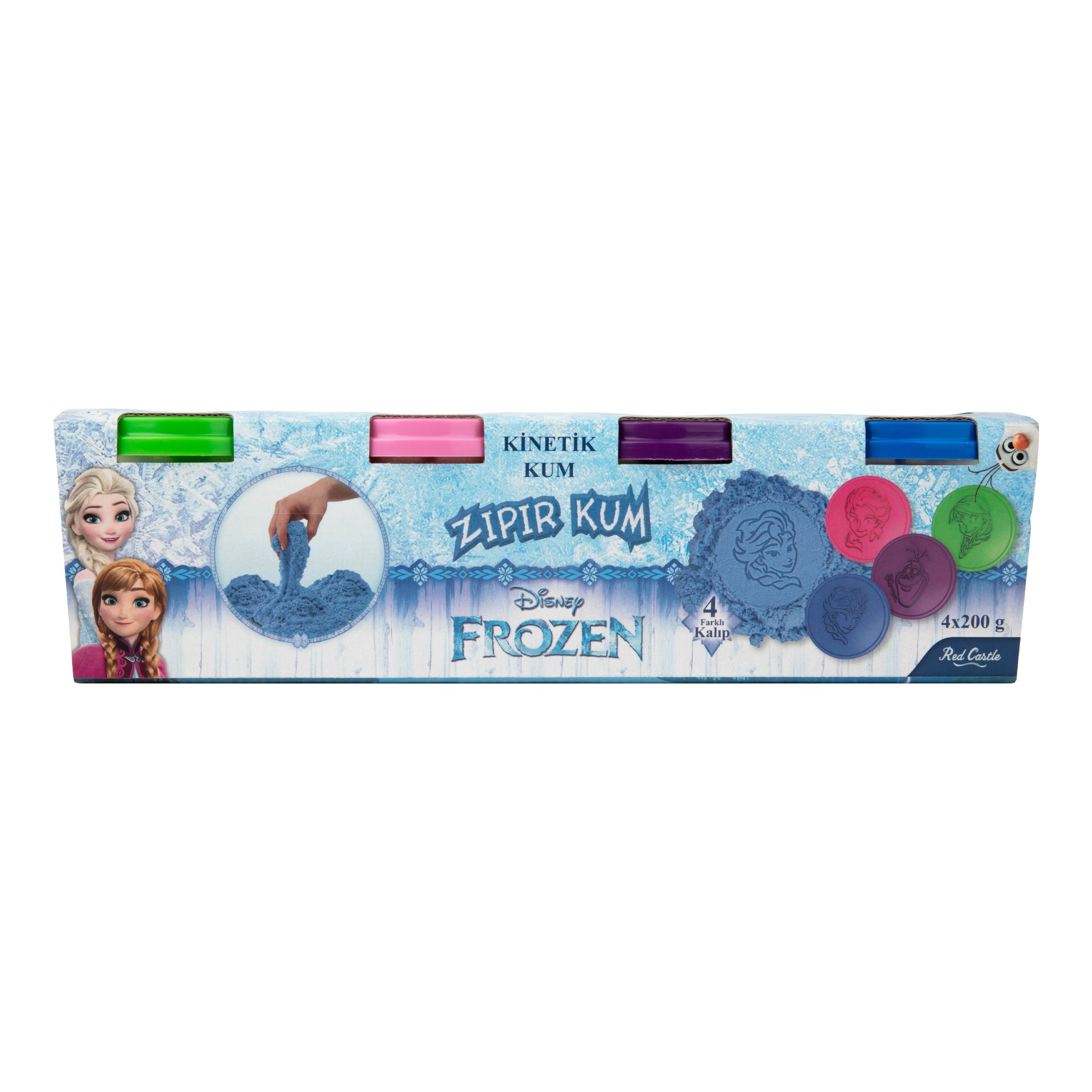 Disney Frozen Zippy Sand 4x200 g-Red Castle ZK-01