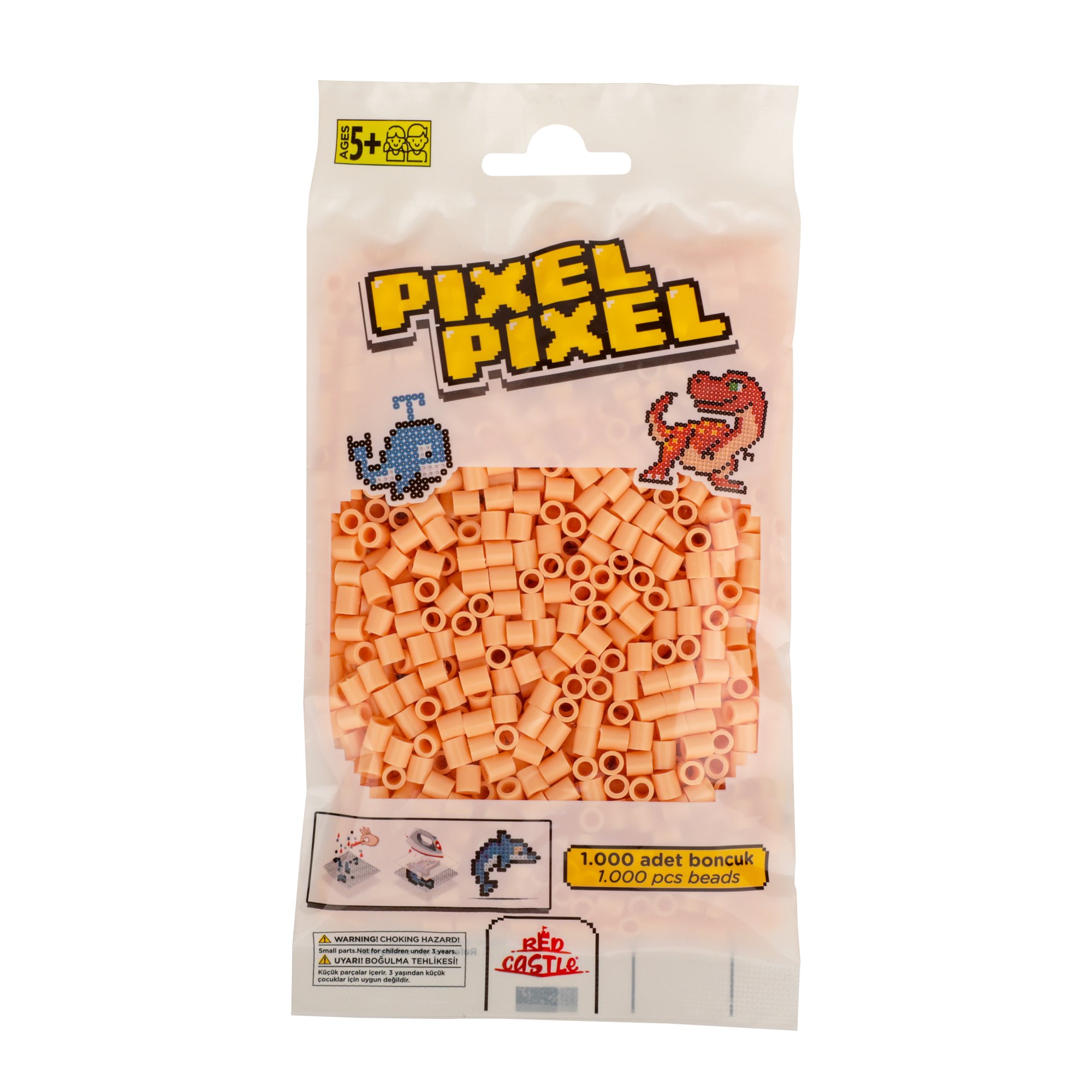 Ütü İle Yapışan Boncuk 1000 Adet Midi Boy Açık Bej-Pixel Pixel PPB-1000-05
