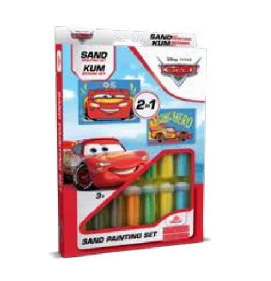 Eğitici ve Eğlenceli Kum Boyama Seti-Disney Cars DS-40