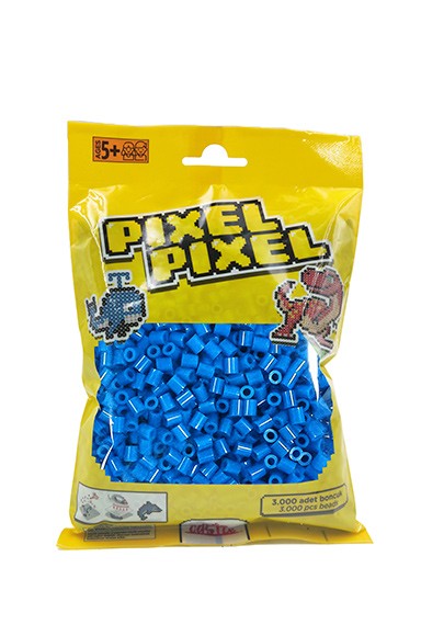 3000 PCS Pixel Pixel Beads Midi Size Blue PPB-3000-03