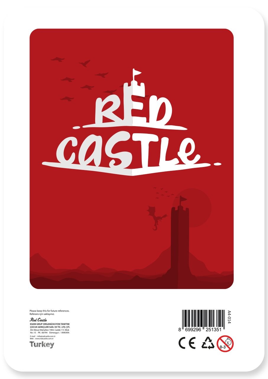 Çiçek Buketi Kum Boyama Kartı 25 Adet-Red Castle A4-RC-014