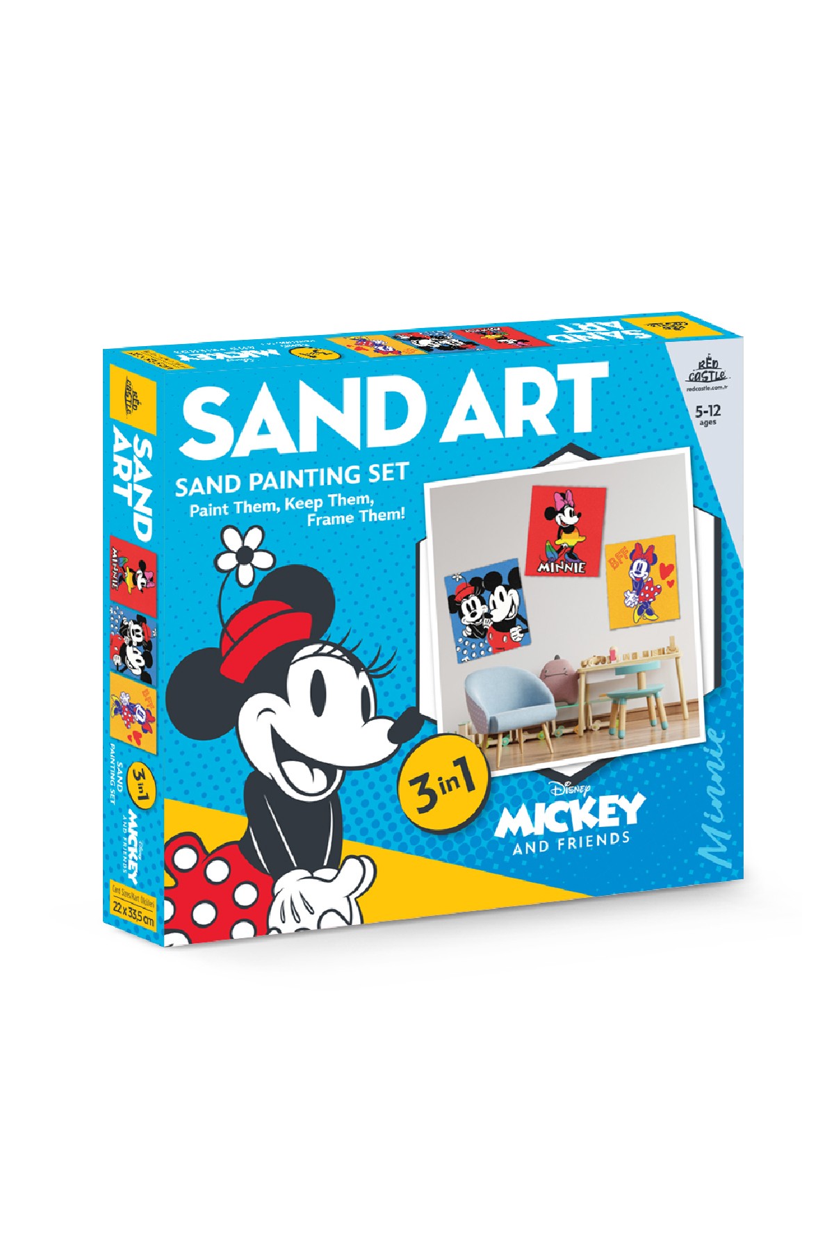 Adult Sand Painting Activity Set -Disney Mikey Minnie and Friends , Sand ART-  YKL-102