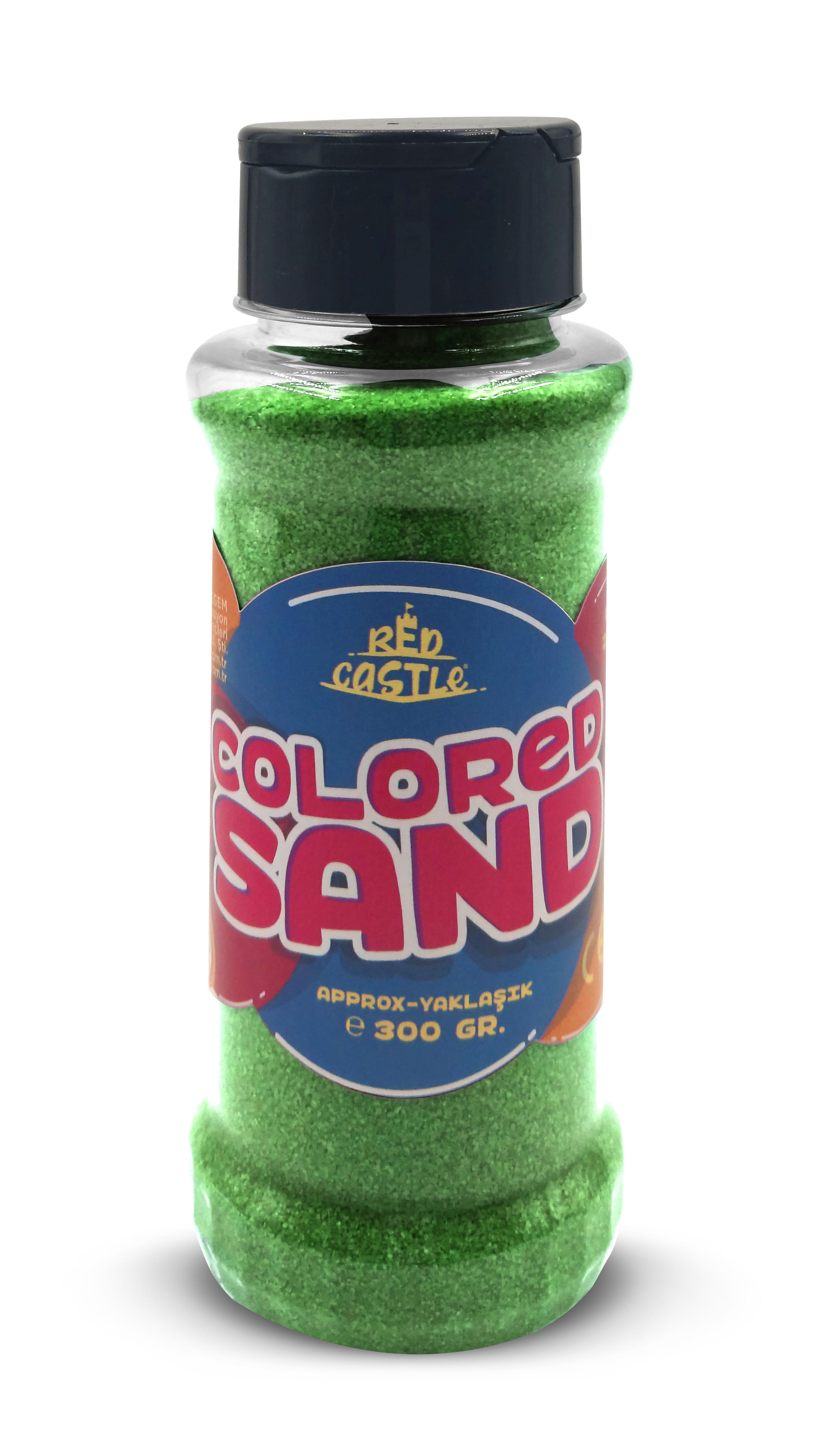 Colored Sand Painting Sand 300 grams-Red Castle RK300-10-KAV