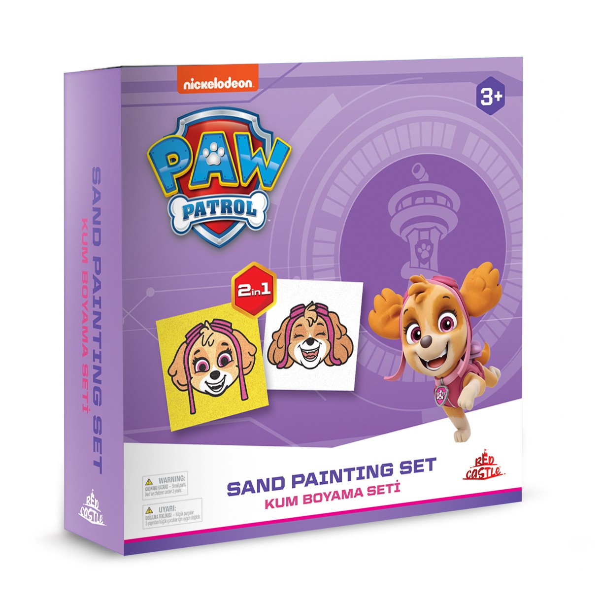 Paw Patrol Skye Kum Boyama Seti-Red Castle MBKA-03