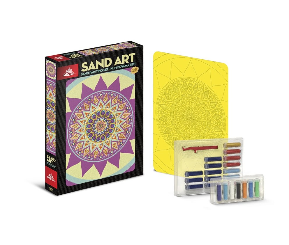 Sand Art (Kum Sanatı), Yetişkin Kum Boyama Aktivite Seti, (Mandala)