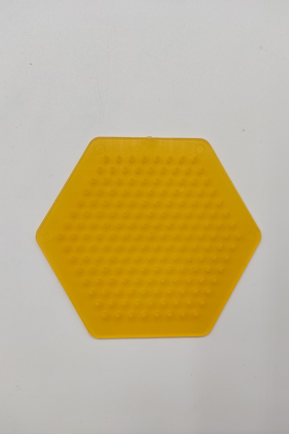 Pixel Pixel Boncuk Dizme Tablası-Sarı Altıgen PPP16-11