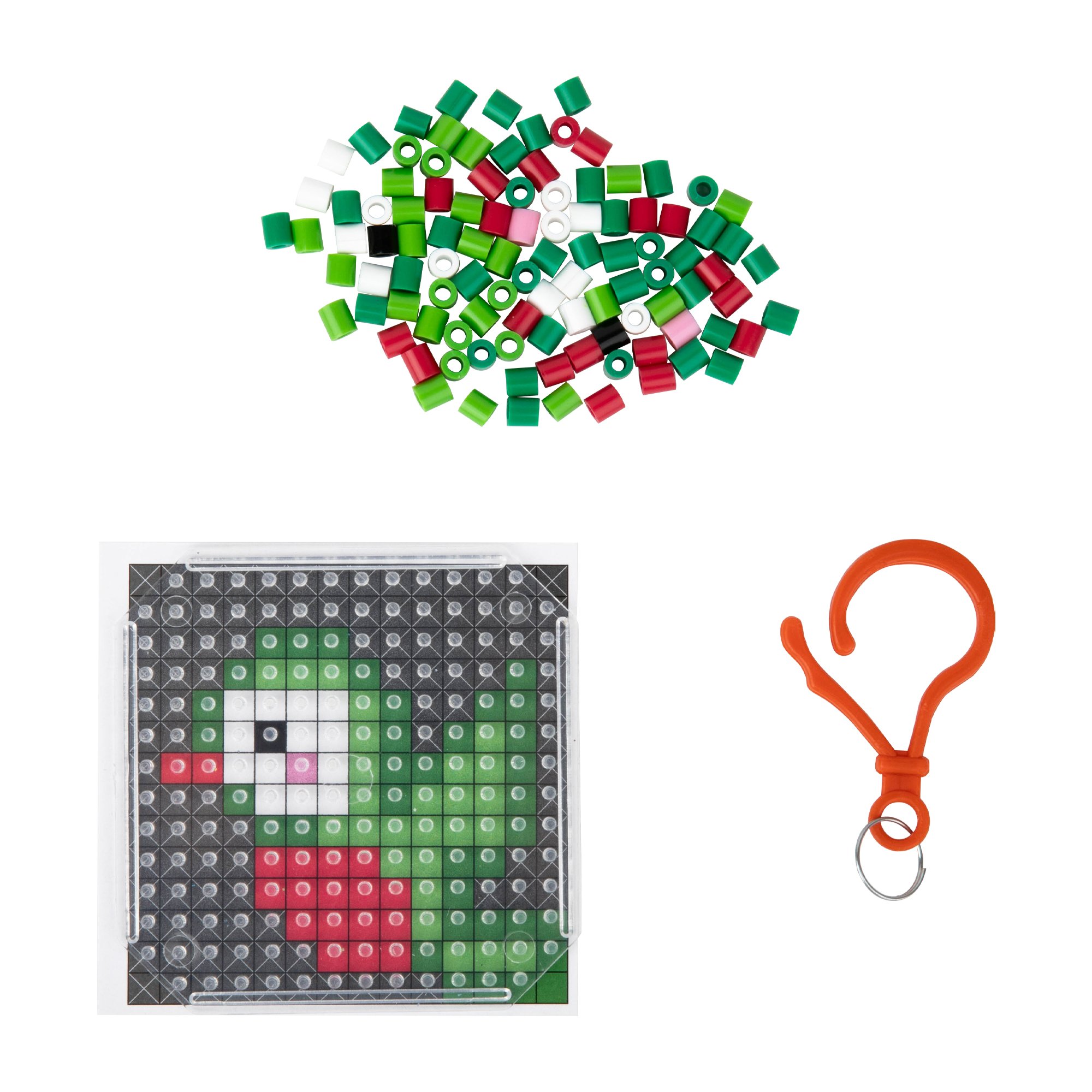 Ütü ile Yapışan Midi Boncuk Anahtarlık Etkinlik Seti Kuş-Pixel Pixel BBU14-04