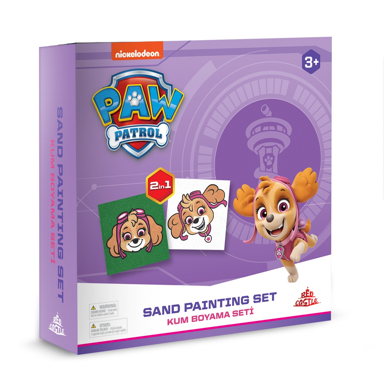 Paw Patrol Skye SKum Boyama Seti-Red Castle MBKA-04