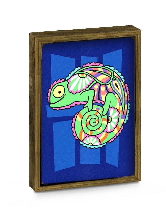 Sand Art, Yetişkin Kum Boyama Aktivite Seti 2in1 Çerçeveli (Balık ve Iguana)