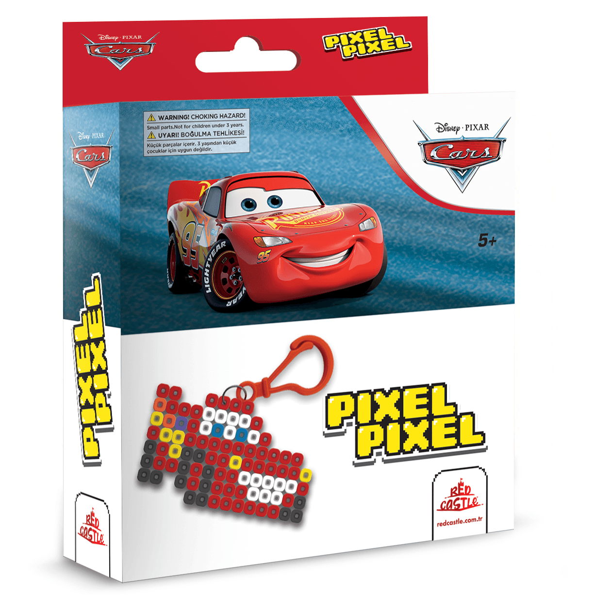 Disney Cars Boncuk ile Anahtarlık Yapma Seti-Pixel Pixel Bb14-03