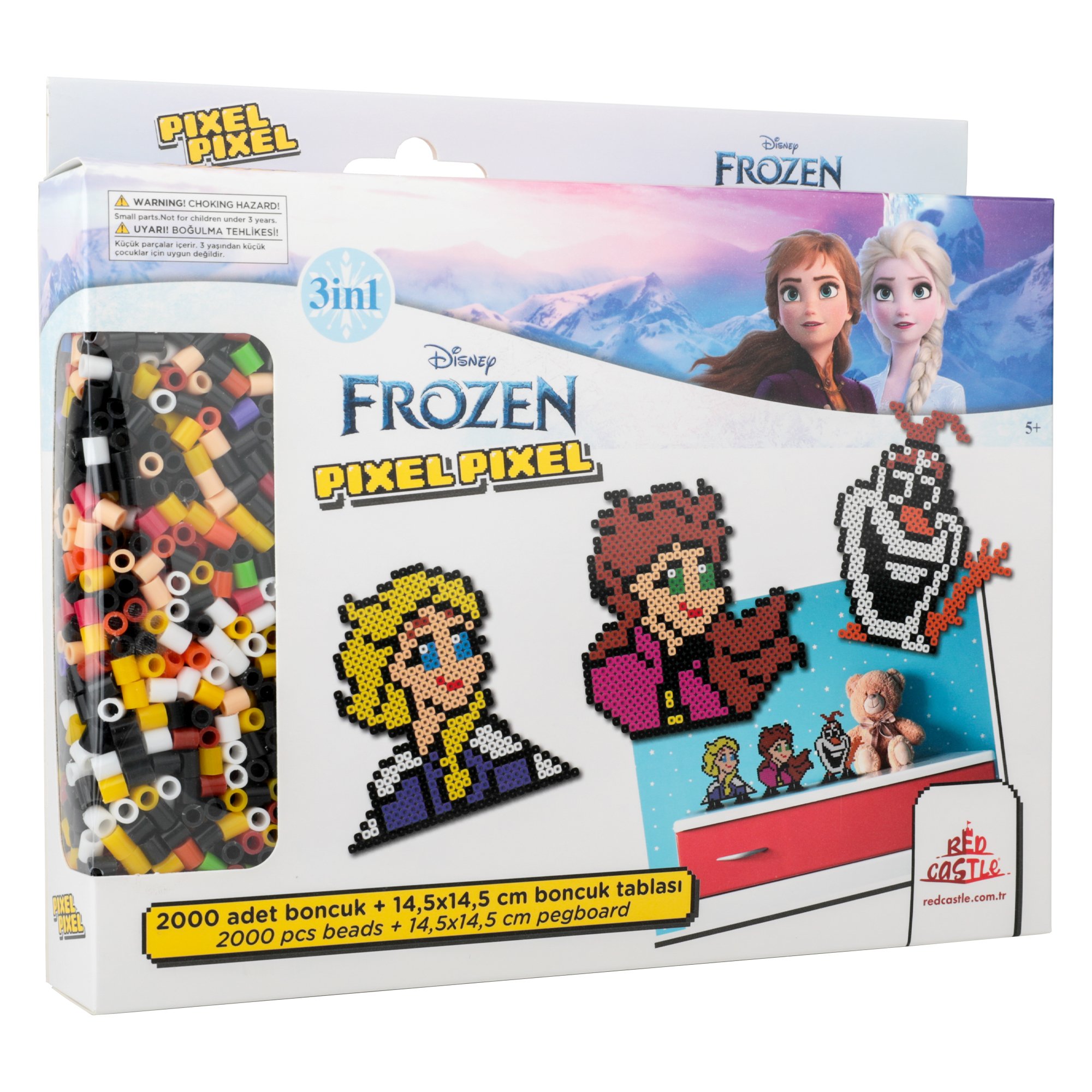 Pixel Pixel Beads Activity and Toy Set-Disney Frozen 2000 Beads BB29-01
