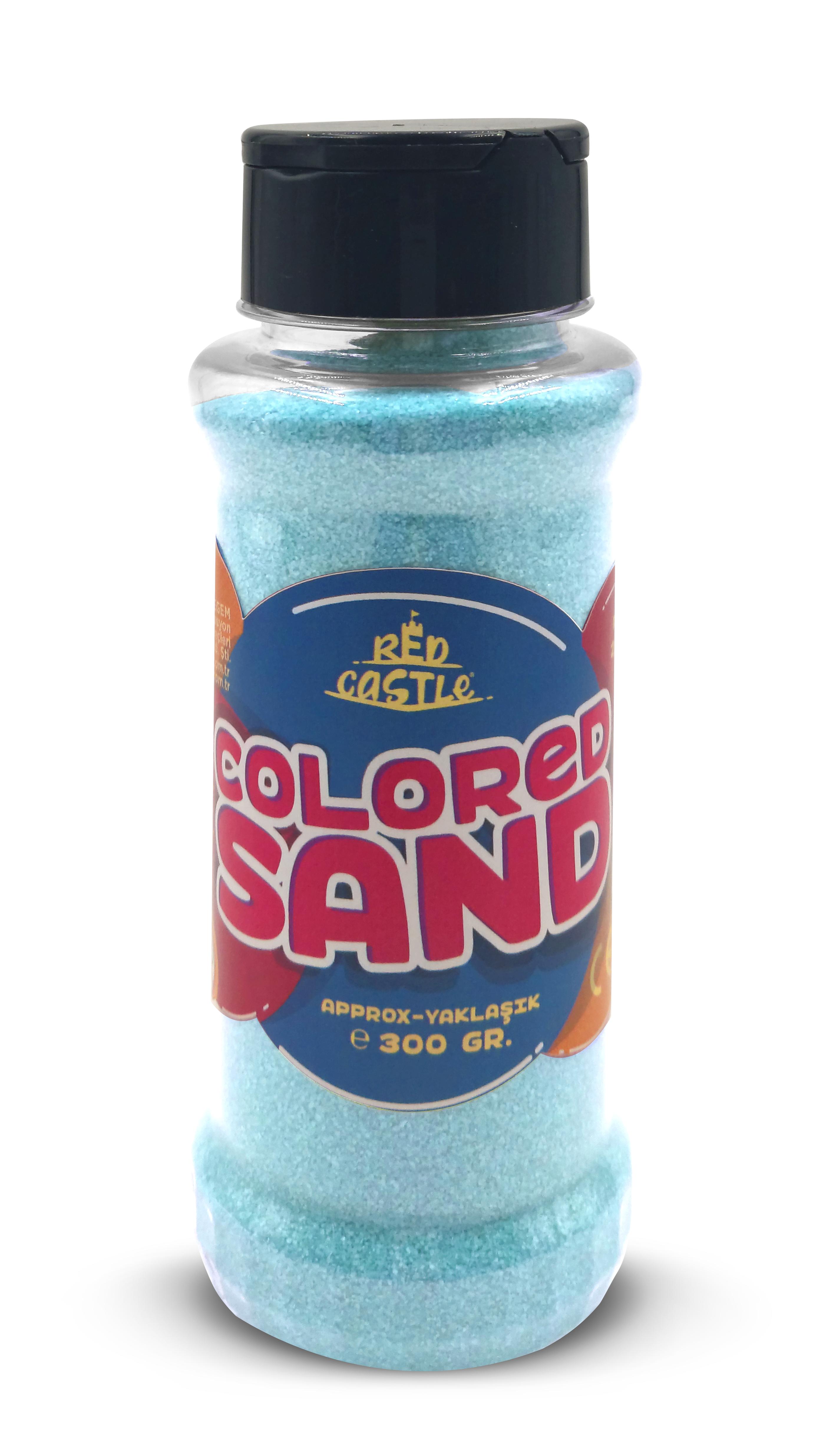Renkli Kum Boyama Kumu 300 gram-Red Castle RK300-01-KAV