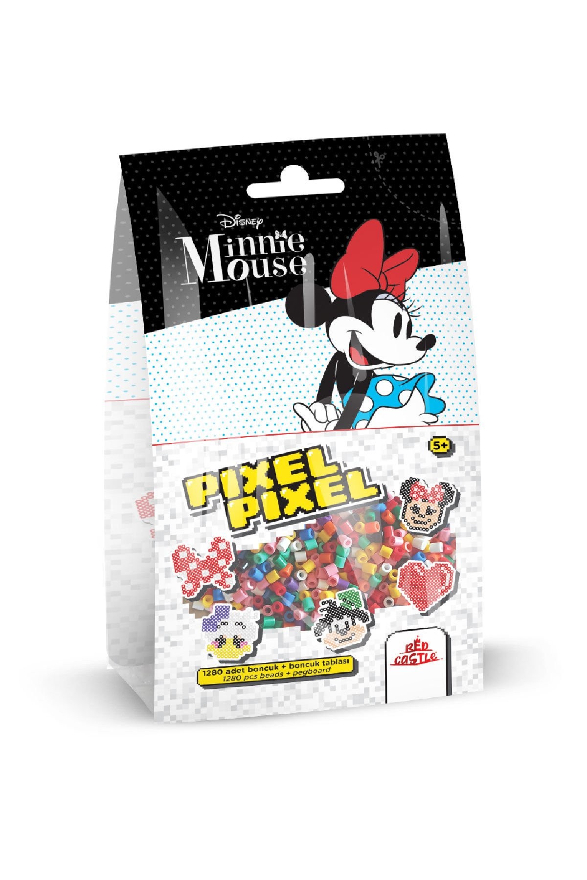 Disney Minnie Mouse Boncuk Aktivite ve Oyuncak Seti 5 Figür-Pixel Pixel B16-04