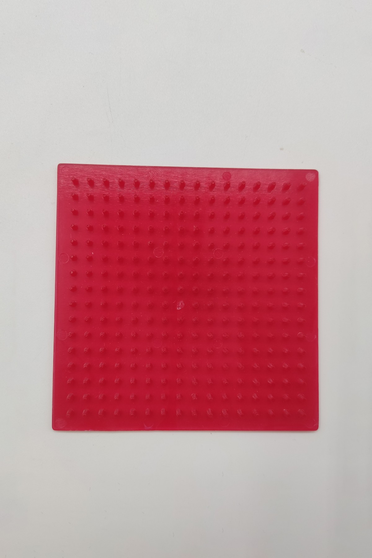 Boncuk Dizme Tablası 16'lık Kare Kırmızı-Pixel Pixel PPP16-04