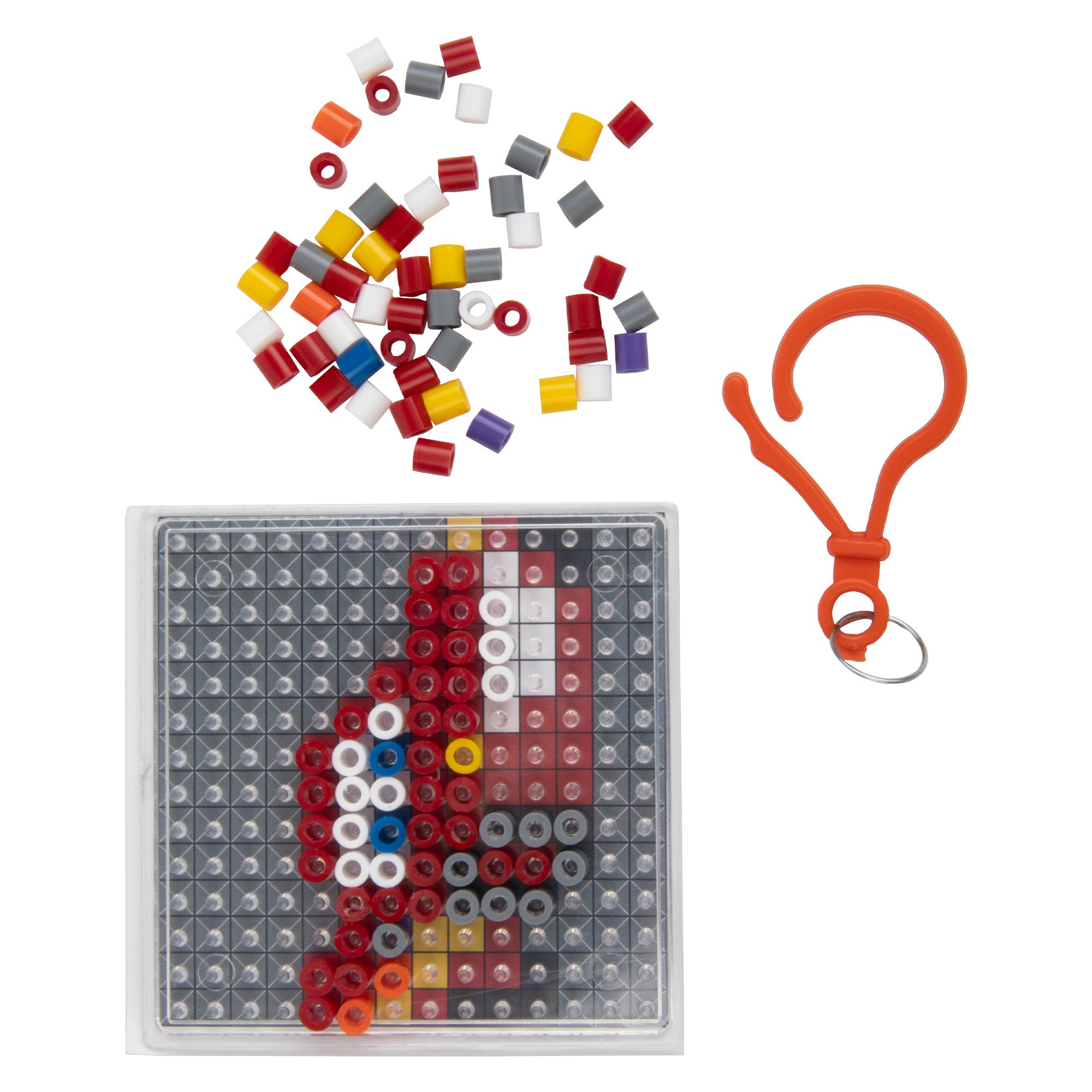Ütü ile Yapışan Midi Boncuk Anahtarlık Yapma Etkinlik Seti Disney Cars-Pixel Pixel Bb14-03