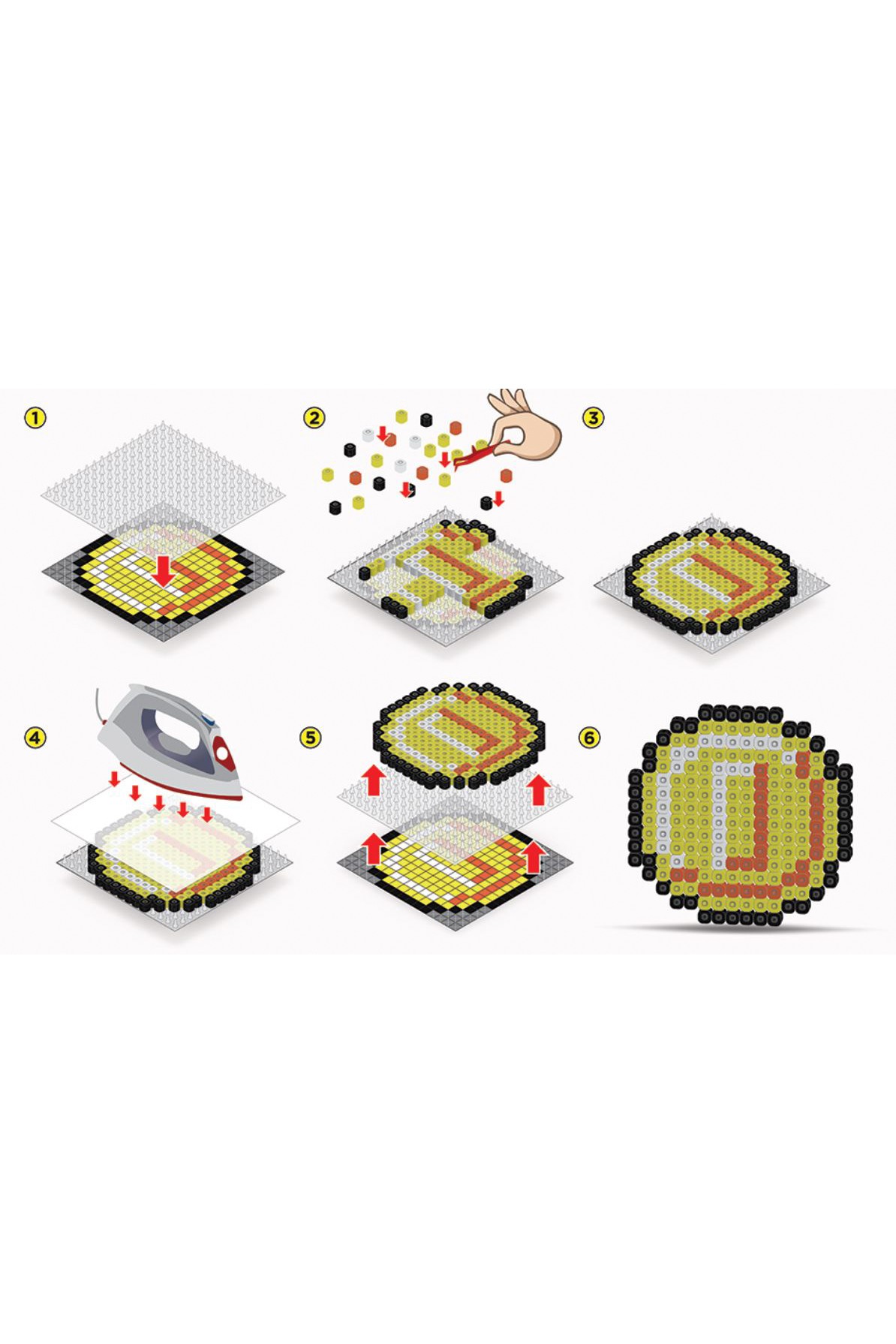 Pixel Pixel Bead Activity Set-Atari 7in1 BBU16-04