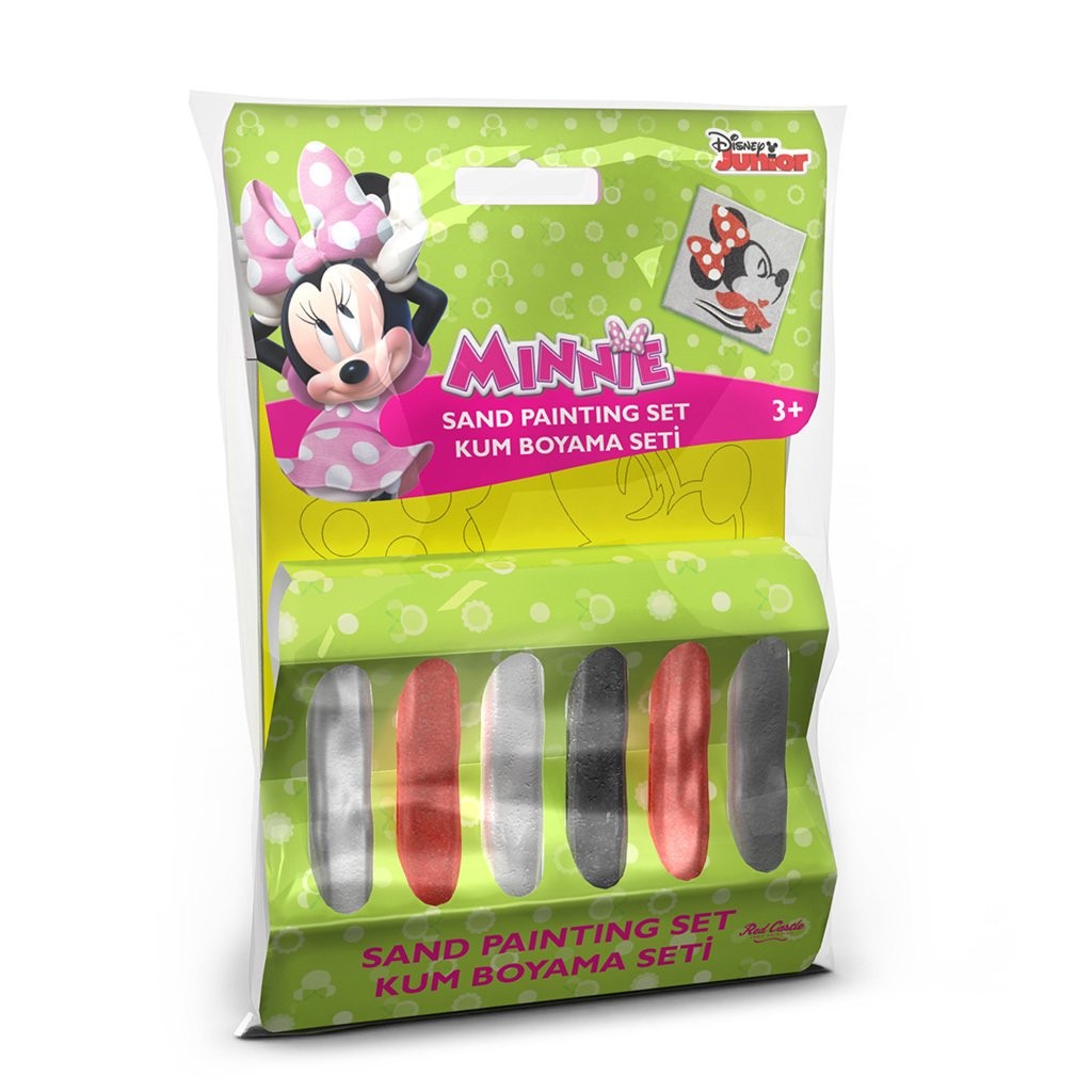 Disney Minnie Mouse Mini Kum Boyama Seti-Red Castle PM-04