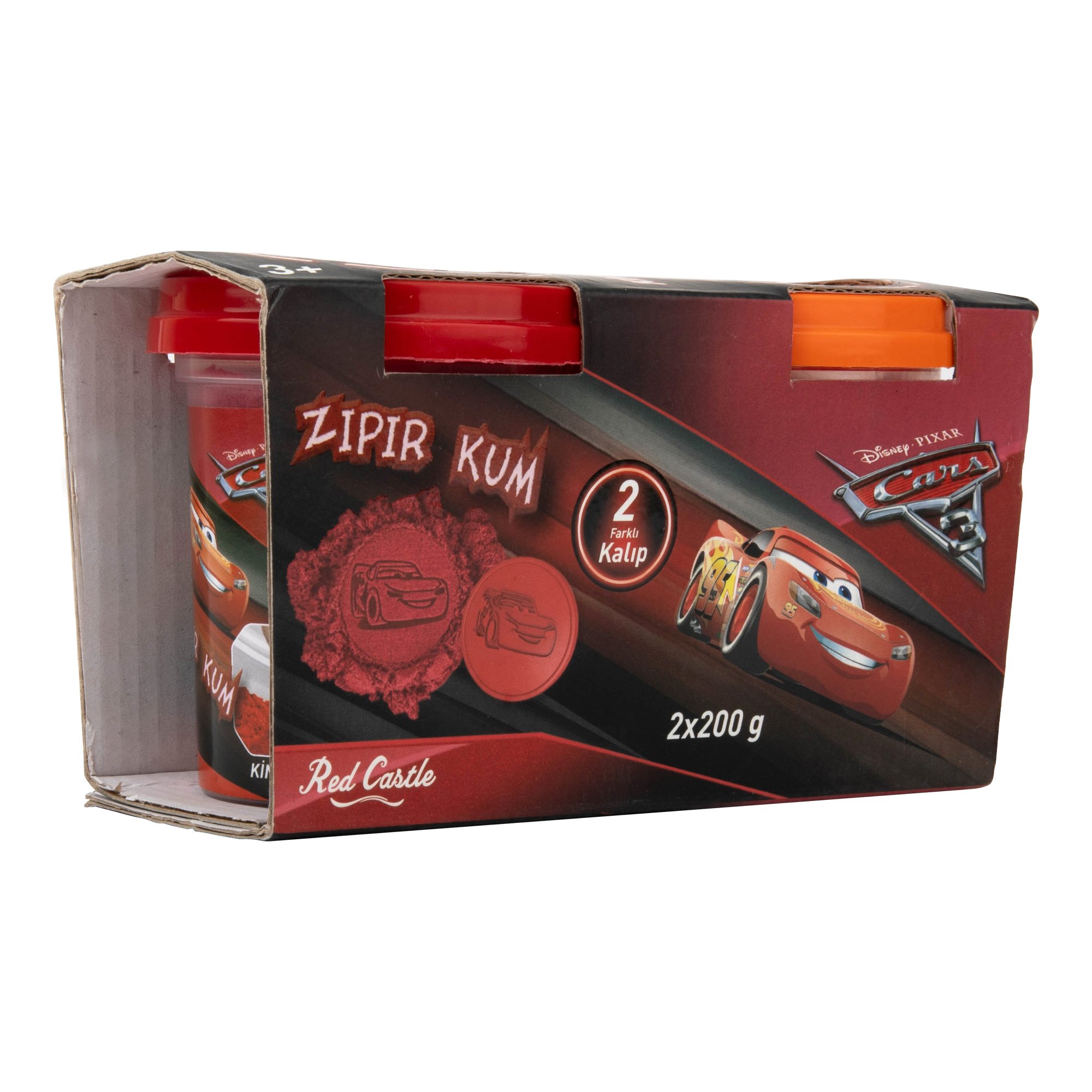 Disney Cars 3 Zippy Sand 2X200 g-Red Castle ZKT-02