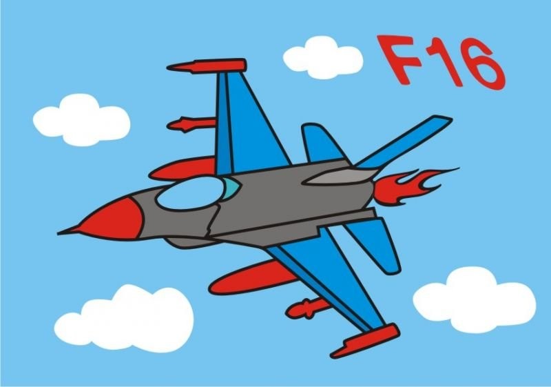 F-16 Kum Boyama Kartı M. 25Adet(23,5X33cm)-Red Castle KM140
