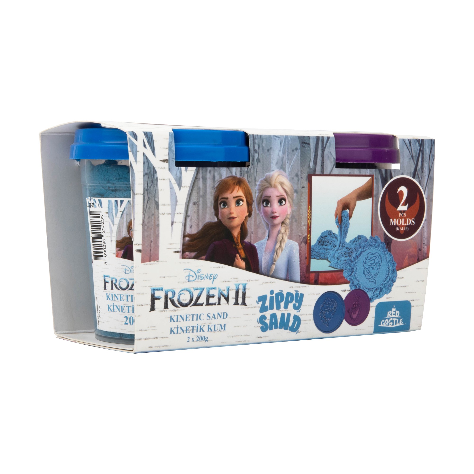 Disney Frozen Zippy Sand 2X200 g- Red Castle ZKT-03