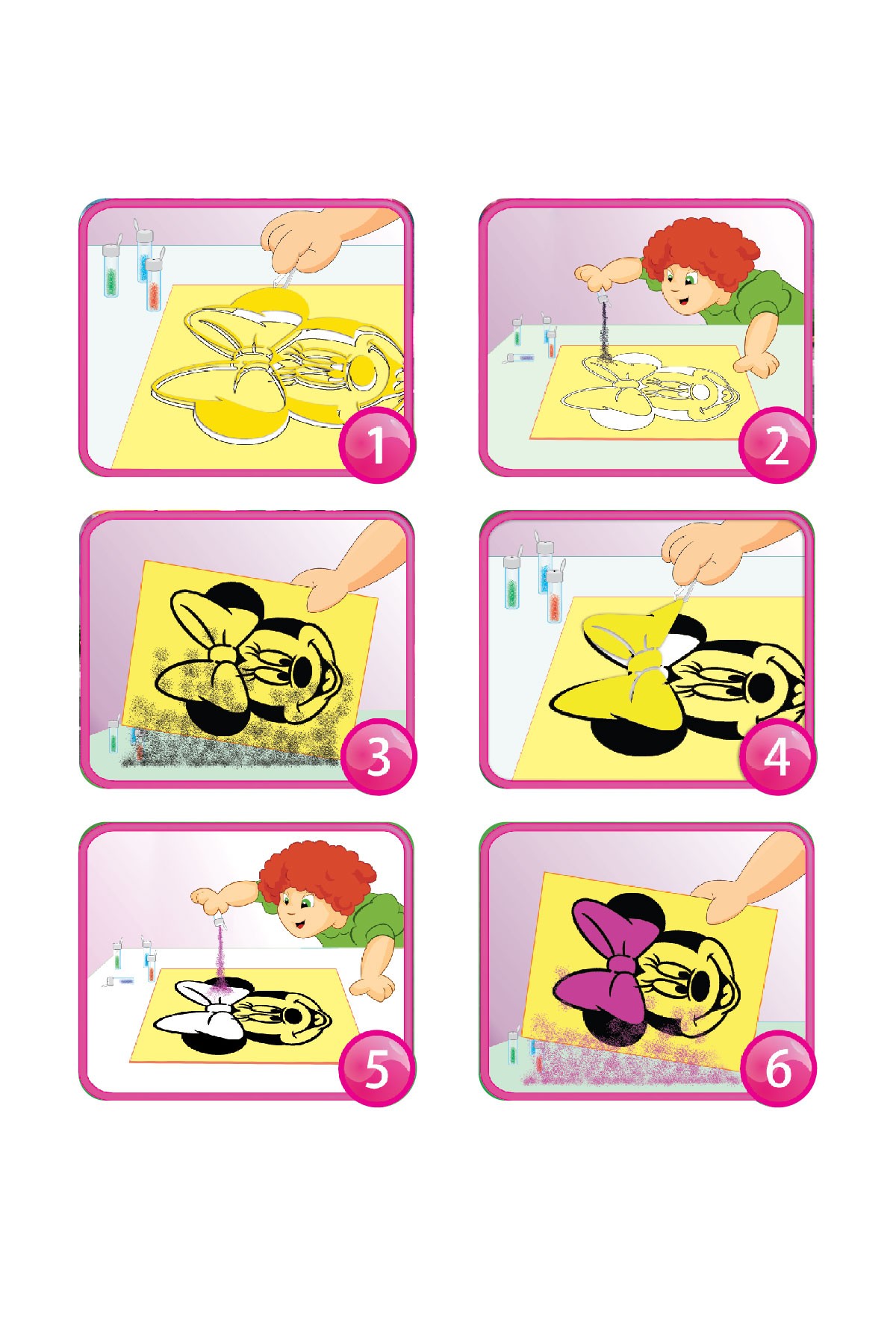 Disney Minnie Mouse Sand Painting Set FM-04