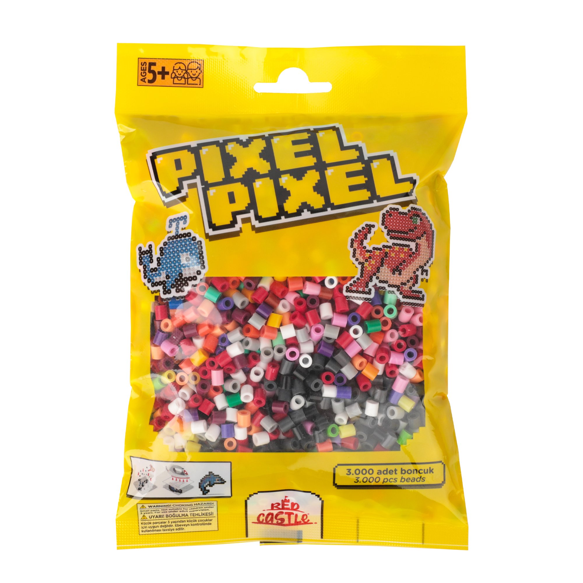 3000 Adet Midi Boncuk Karışık Renk-Pixel Pixel PPB-3000-MIX