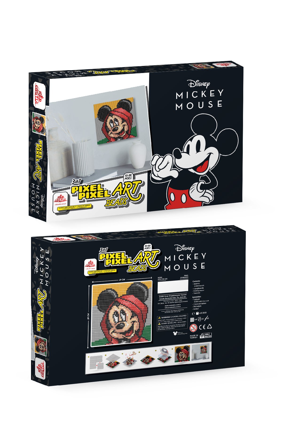 Disney Mickey Mouse Yetişkin Boncuk Aktivite Seti-Pixel Pixel PPA100-03