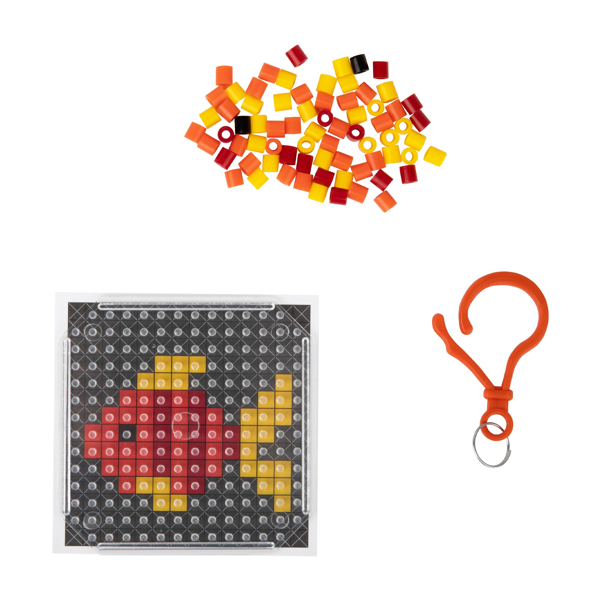 Ütü ile Yapışan Midi Boncuk Anahtarlık Etkinlik Seti Balık-Pixel Pixel BBU14-02