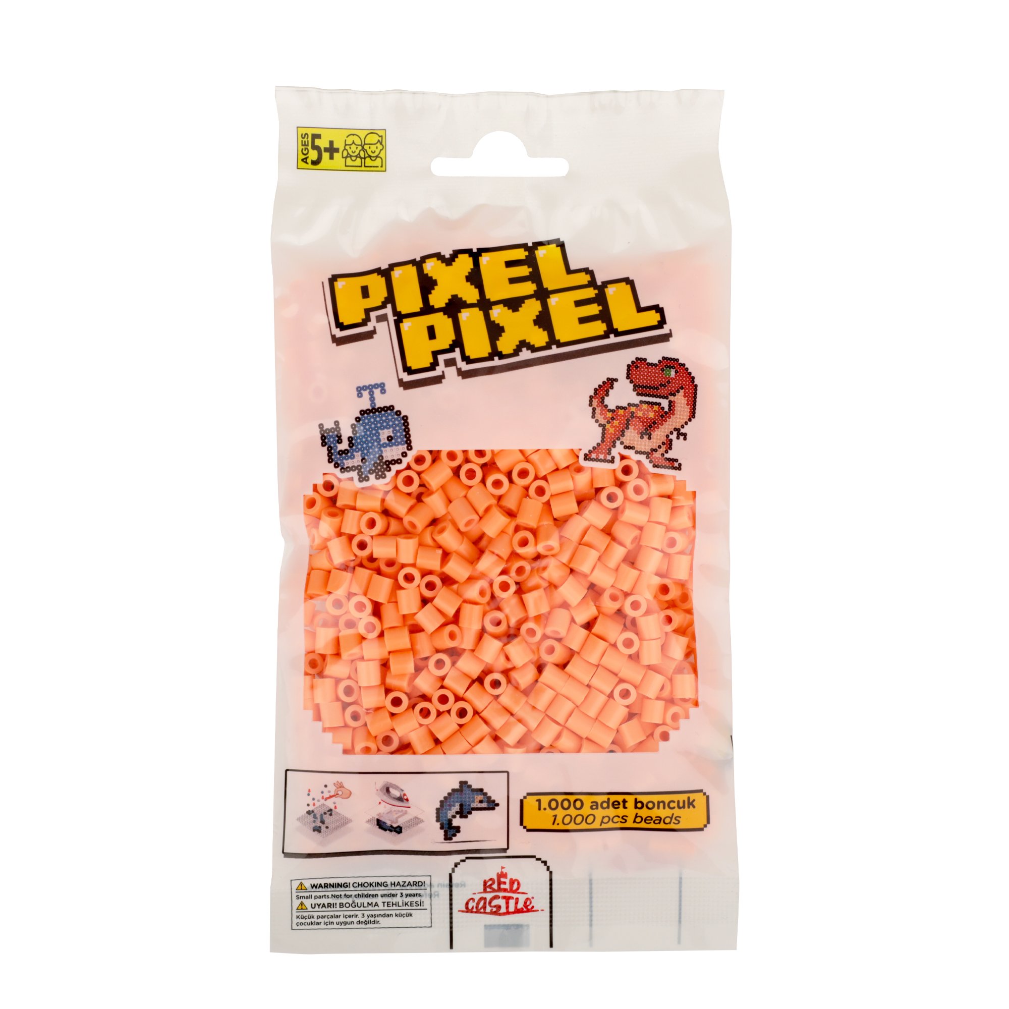 1000 Pcs Pixel Pixel Beads Midi Size Beige 