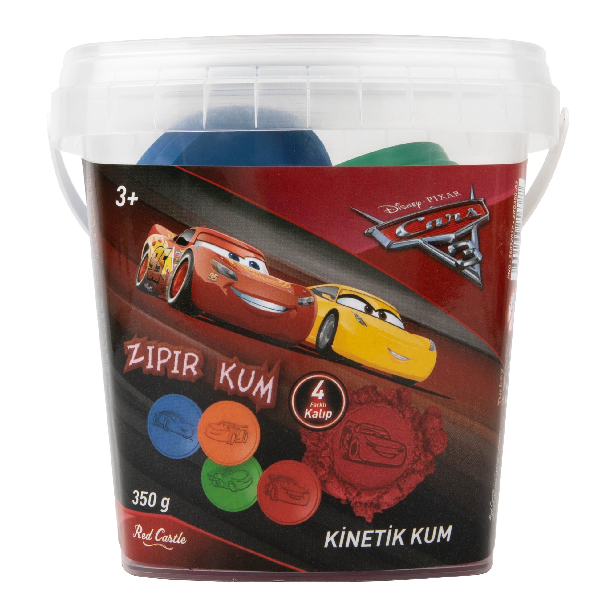 Disney Cars 3 Zippy Sand 500 g.-Red Castle Zkp500-63