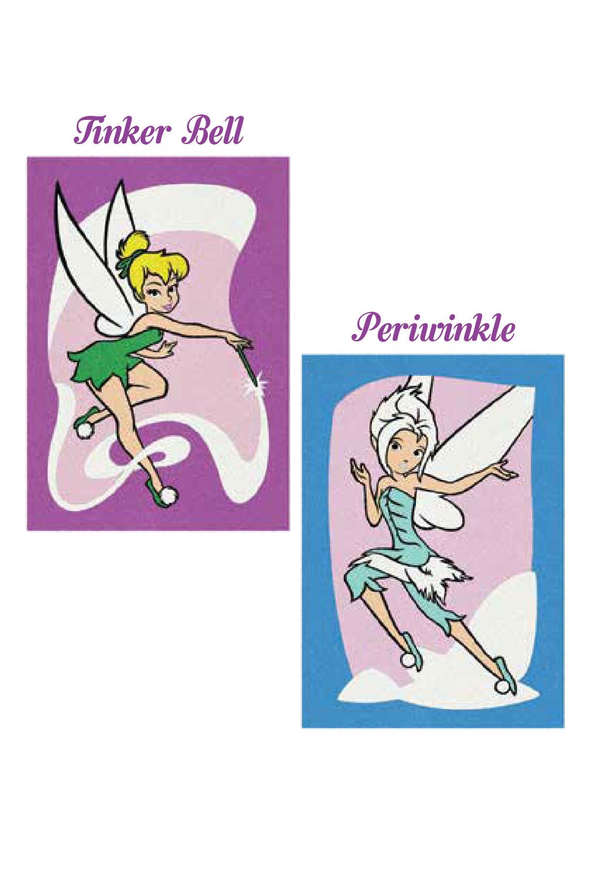 Eğitici ve Eğlenceli Kum Boyama Seti Disney Periler Tinkerbell &Periwinkle DS-11