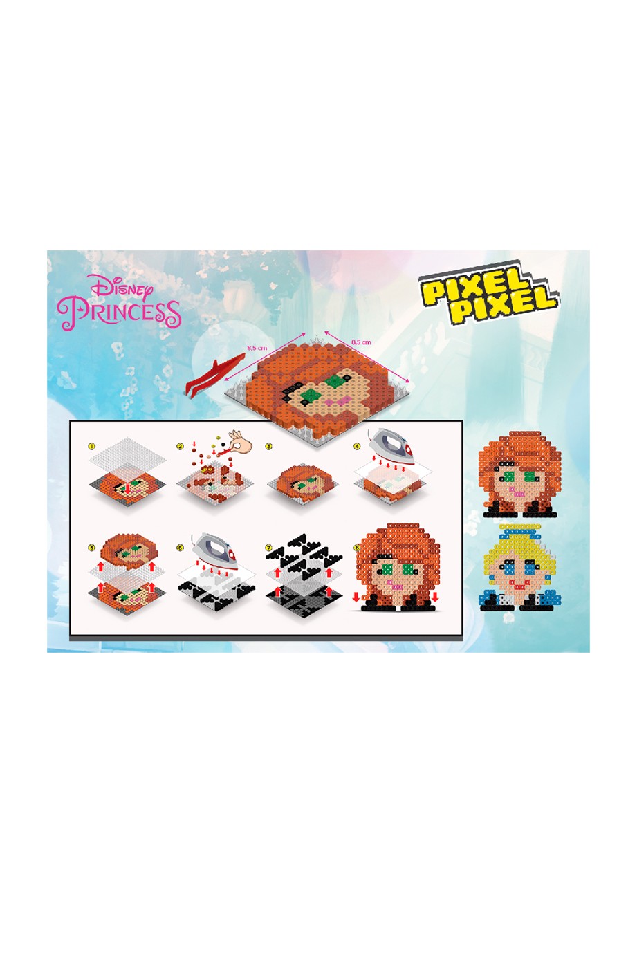 Disney Princess Boncuk Aktivite Seti 2in1-Pixel Pixel B216-05