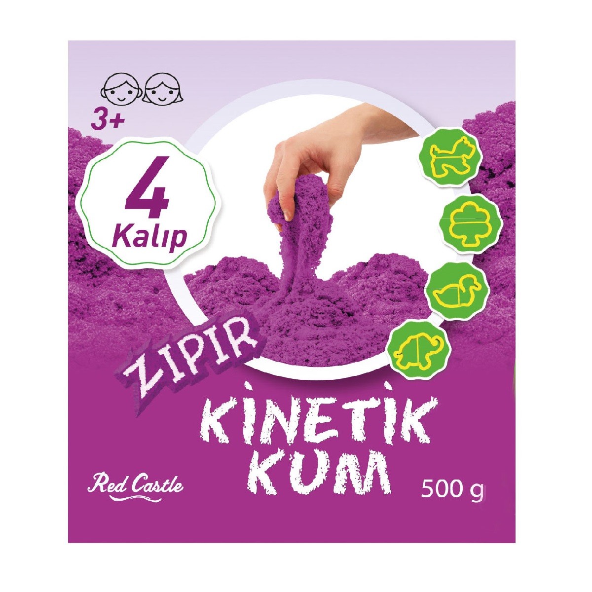 Zıpır Kum Mor 500 g Kova-Red Castle ZKG500-204