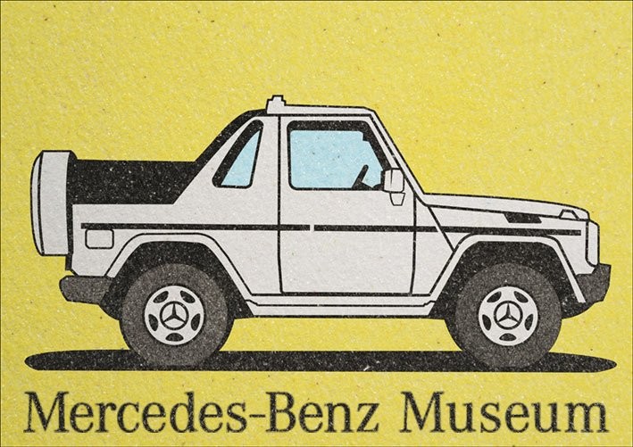 Mercedes Benz Offroad Sand Painting Card M. 25pcs(23,5X33cm)-Red Castle KM242