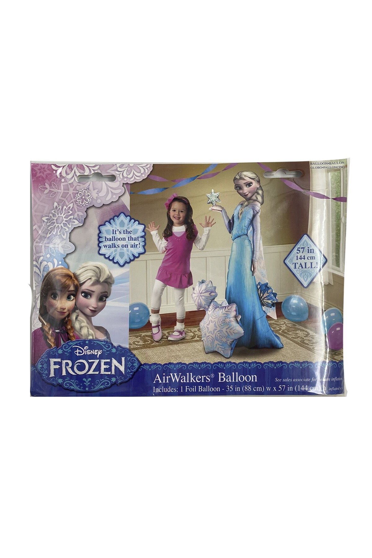 XL Disney Frozen Folyo Balon (AirWalker Balloon) 1 ADET