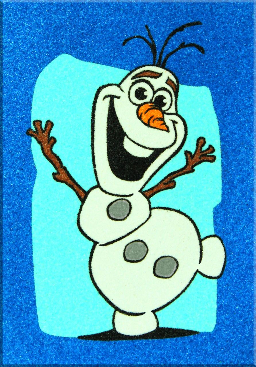 Disney Olaf Kum Boyama Kartı M. 25 Adet-Red Castle KM359