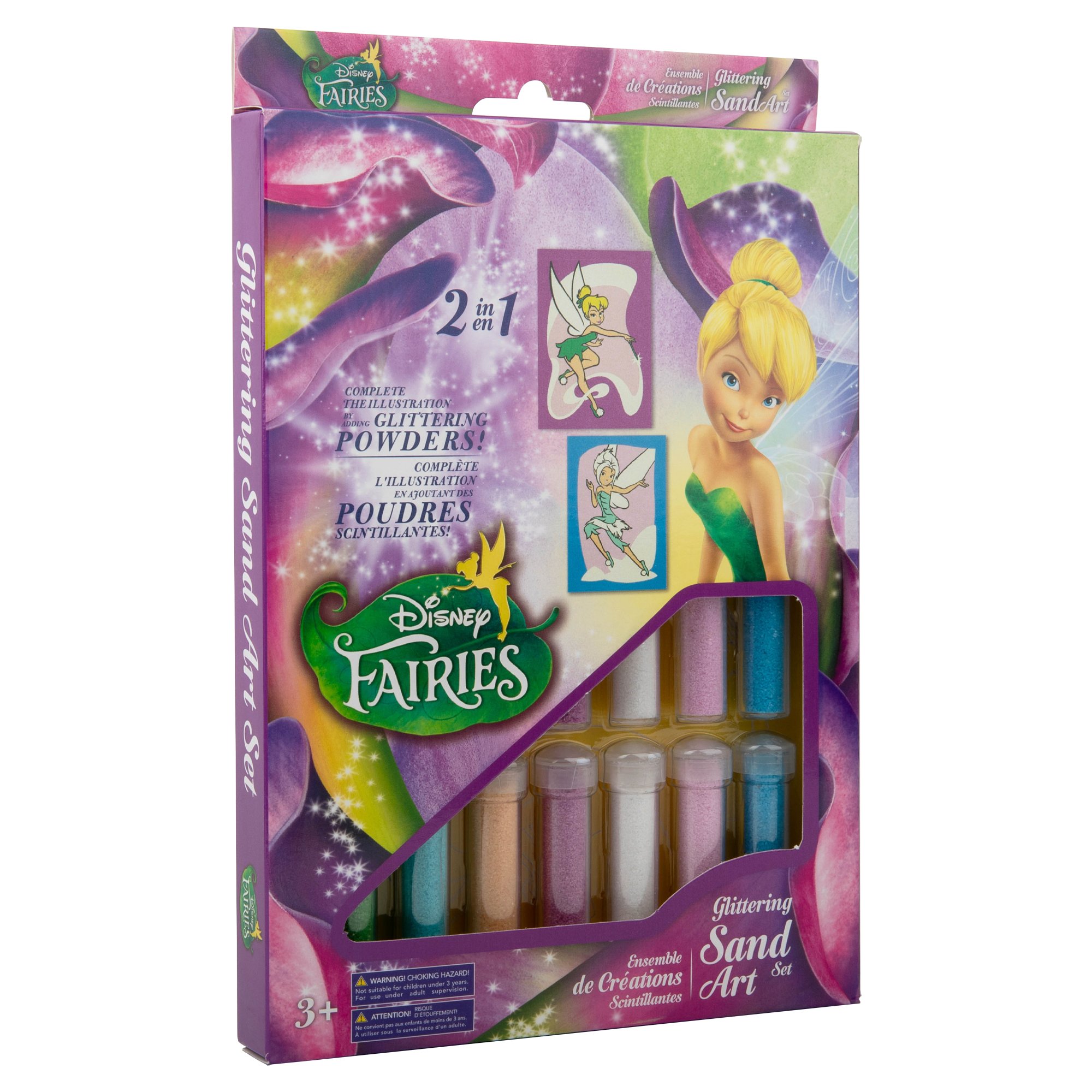 Eğitici ve Eğlenceli Kum Boyama Seti Disney Periler Tinkerbell &Periwinkle DS-11