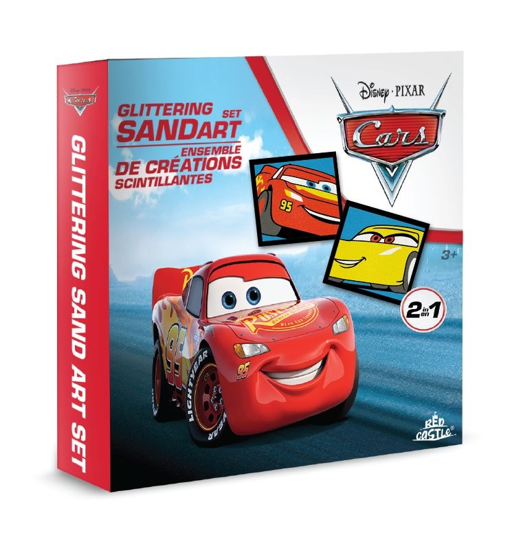 Disney Cars Eğitici ve Eğlenceli Kum Boyama Seti-Redcastle MBK-11