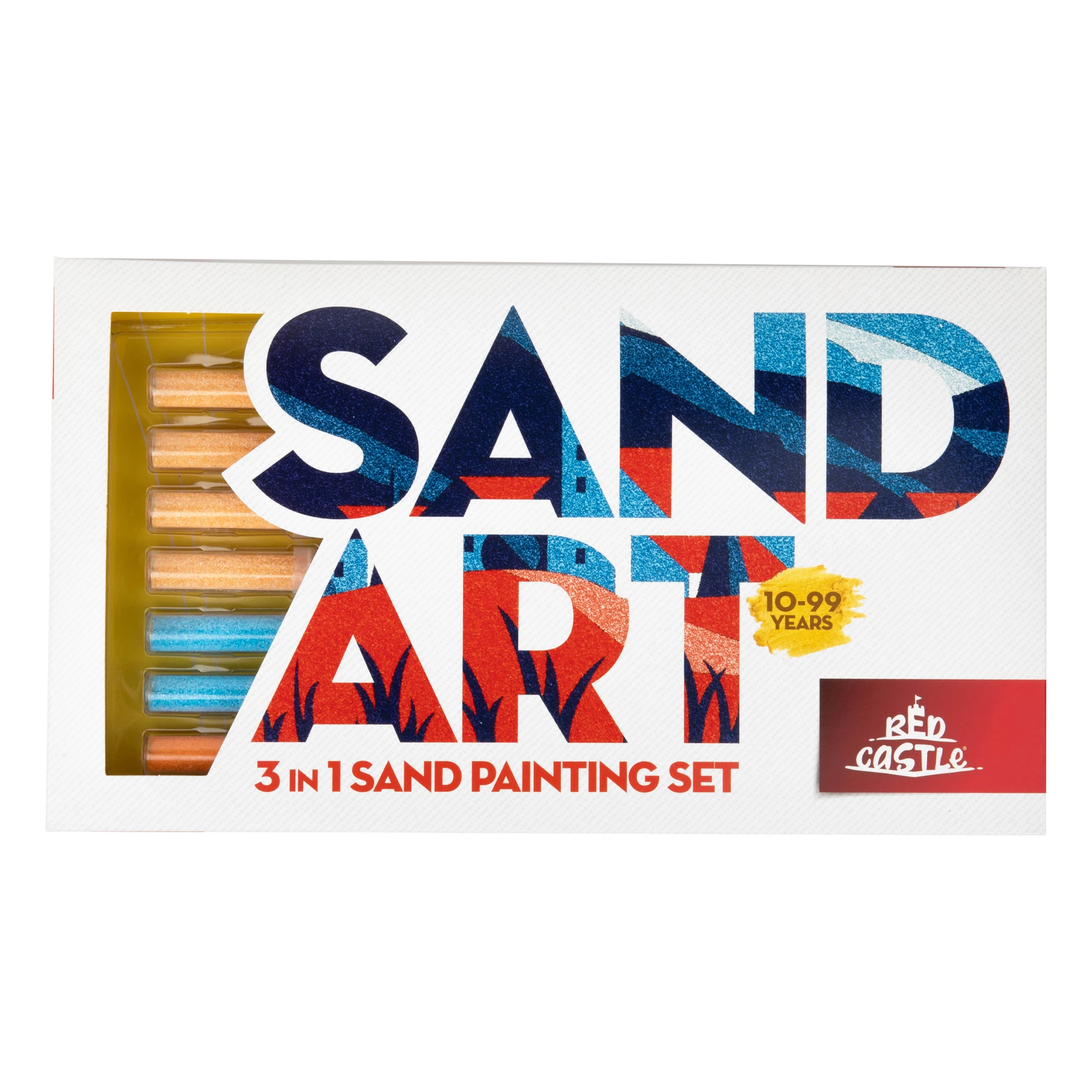 Sand Art Yetişkin Kum Boyama Seti 3 Adet (Parçalı)-Red Castle YKP-01