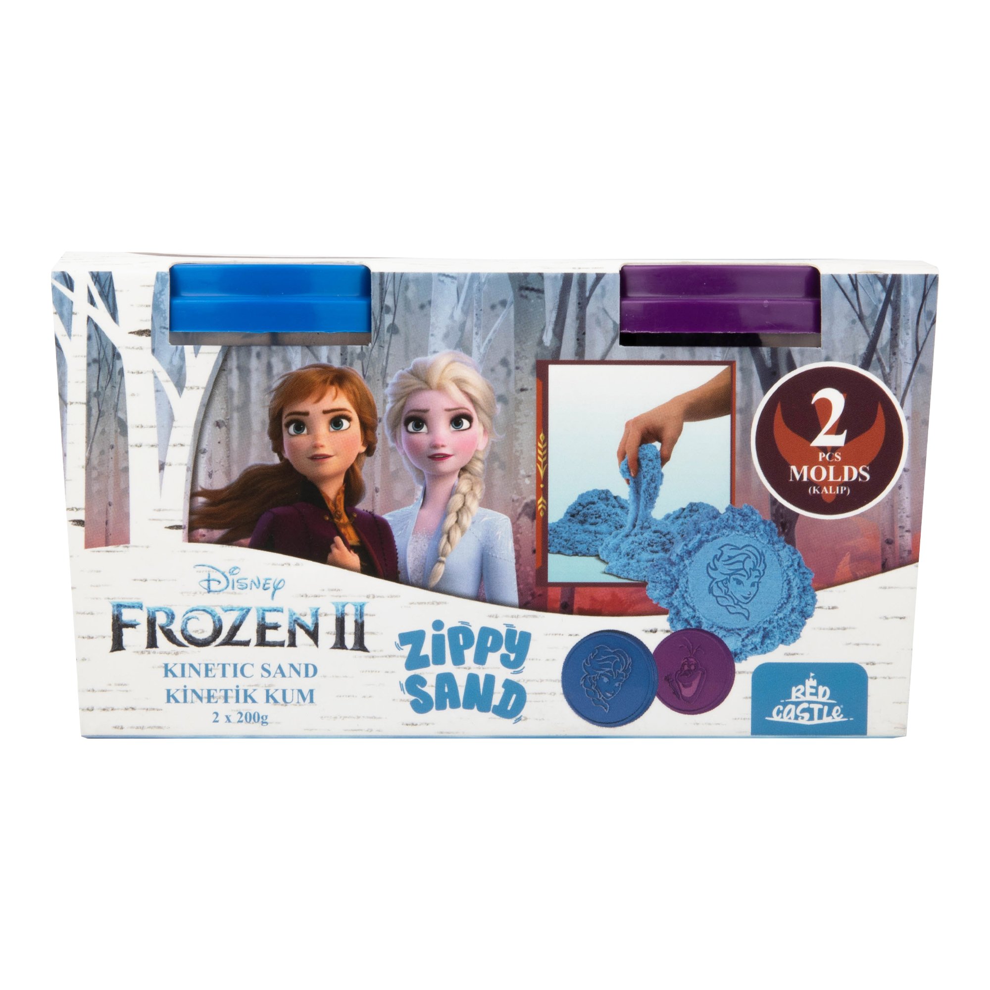 Disney Frozen Zippy Sand 2X200 g- Red Castle ZKT-03