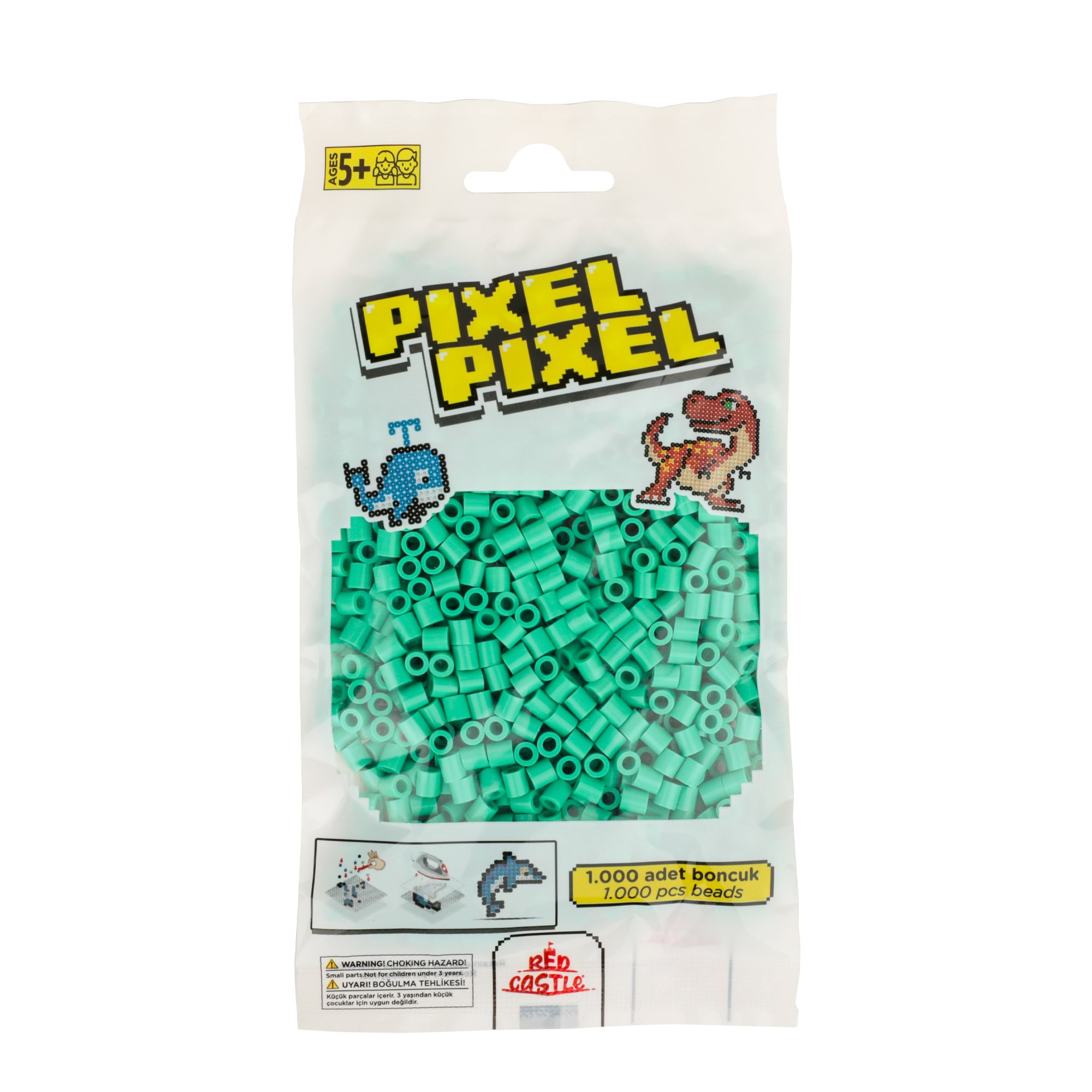 1000 Adet Midi Boncuk Turkuaz-Pixel Pixel PPB-1000-12
