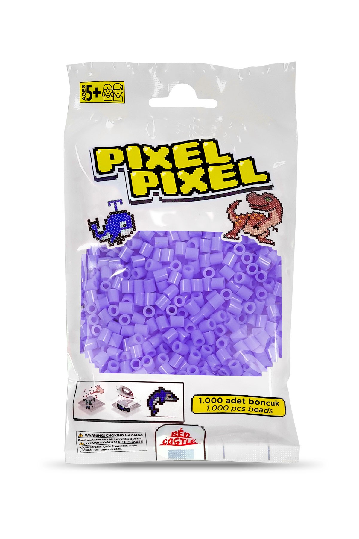 1000 Pcs Pixel Pixel Beads Midi Size Purple 