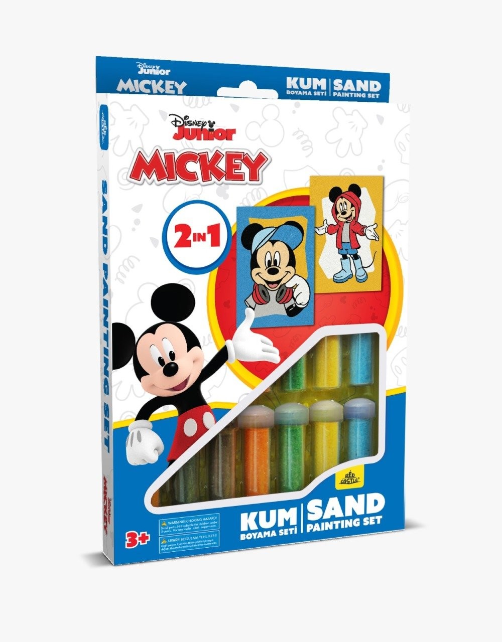 Eğitici ve Eğlenceli Kum Boyama Seti-Disney Mickey Mouse DS-47